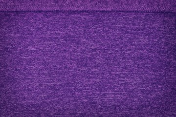 Background of purple abstract woolen with seam