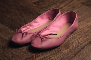 pink ballerina shoes