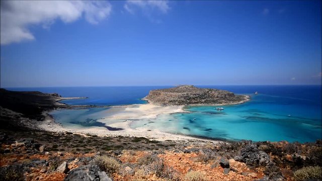 Balos lagoon, Crete, Greece
