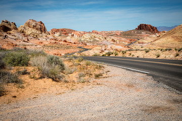 Valley of Fire Winding Road