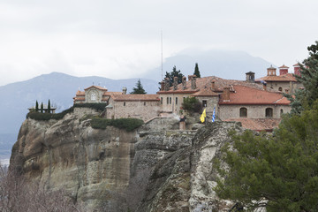 Obraz premium Meteora monastery, Thessaly, Greece