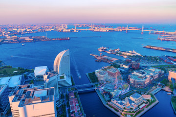 横浜の夕景