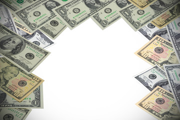 US money dollar for business finance and financial background 