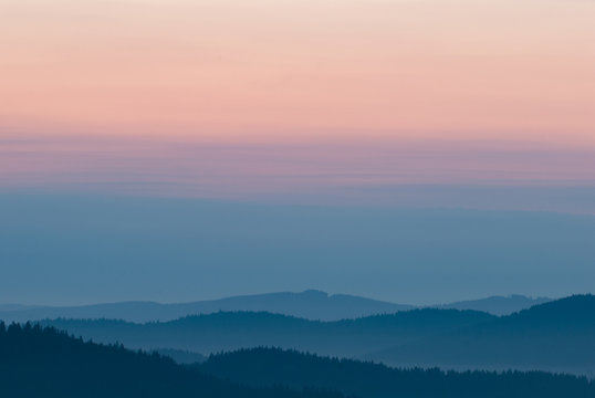 Pastel Background, Beautiful Mountain Landscape