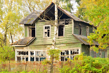 Old abandoned house.