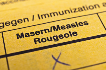 Impfbuch Masern