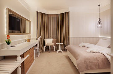 Interior of a Hotel Room