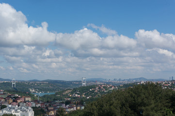 View of Yavuz Sultan Selim Bridge