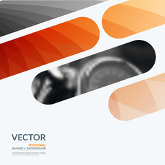 Business vector design elements for graphic layout. Modern abstr
