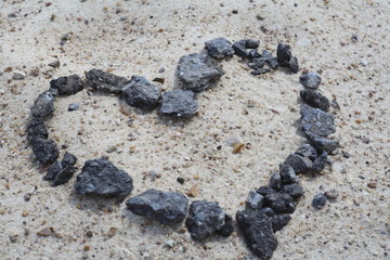 stone, granite, sand