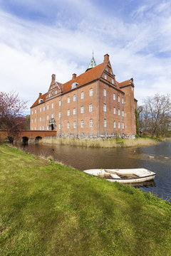 Sostrup Castle near Grenaa, Jutland, Denmark