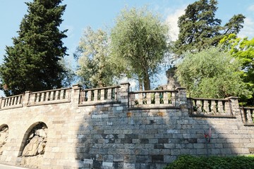 Fototapeta na wymiar Giardini liguri