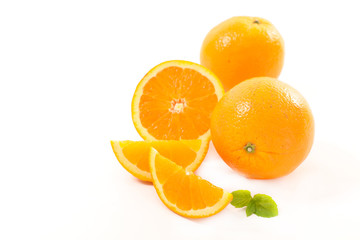 orange isolated on white background