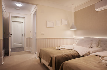 Interior of a Hotel Room