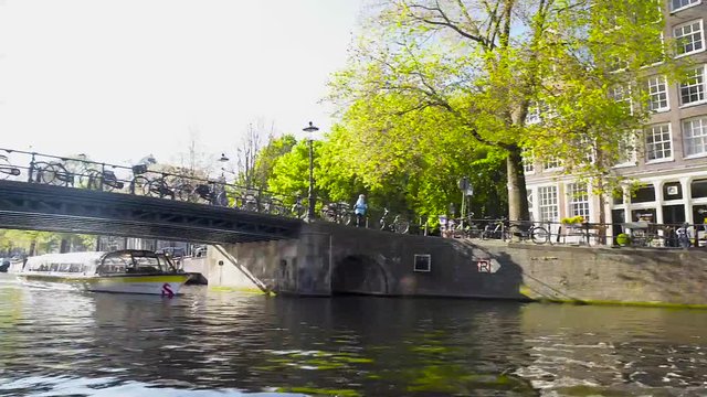 Sailing through Amsterdam