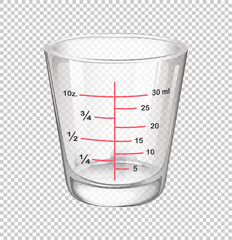 Measuring cup with scales