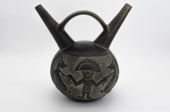 Peruvian pottery and Precolumbian ceramics also know as *Huacos* in Peru.