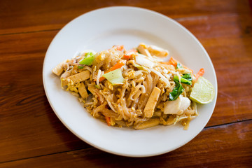 Fresh fried Pad thai