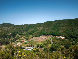 Fototapeta na wymiar View of a valley of Tenerife