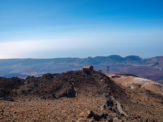 Telesforo's path in the Top of Teide