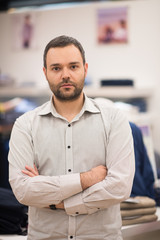 Fototapeta premium man in Clothing Store