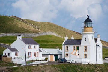 Lighthouse at Scrabster from Hamnavoe ferry