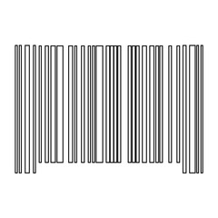The barcode the black color icon .