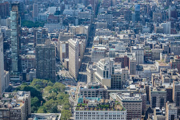 Street view of New York
