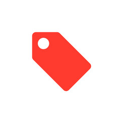 Price Tag icon vector, sale label solid logo illustration, colorful pictogram isolated on white