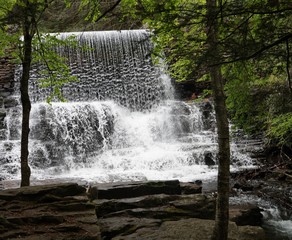 Waterfall, Shades of Death trail, Hickory Run State Park, PA