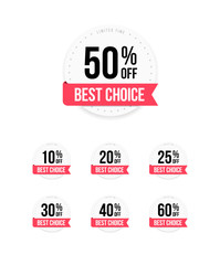 Best Choice % Off Labels