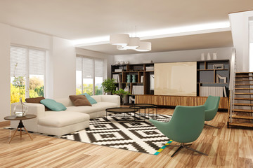 Modern house interior