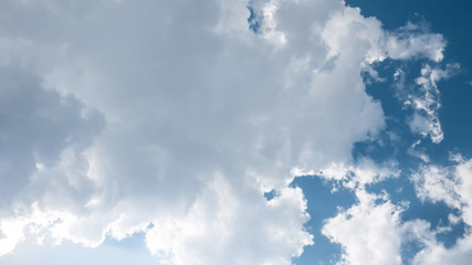White fluffy clouds