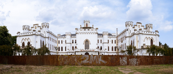 Obraz premium Castle in Rusovce panorama