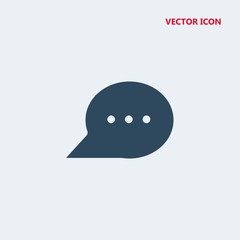 chat bubble vector icon