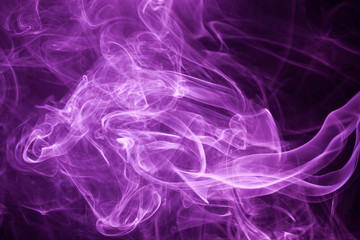 Toxic purple smoke.