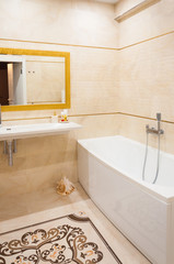 Luxury modern bathroom interior