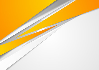 Abstract corporate orange grey background
