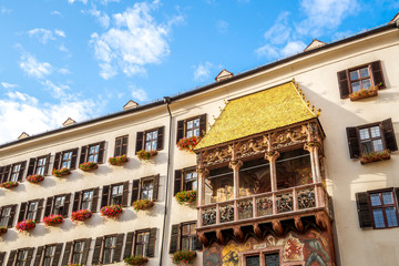Goldenes Dachl, Innsbruck  - obrazy, fototapety, plakaty