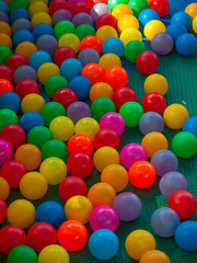 Fototapeta na wymiar Colored balls and Colorful as background..