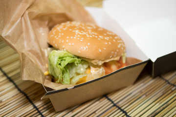 Hamburger fast food