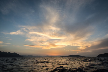 Damatic sunset sky - Sky, Cloud - Sky, Cloudscape, Sunset, Sun