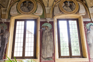 Abbey of Monte Oliveto Maggiore, Tuscany, Italy