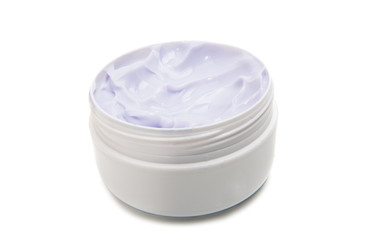 Lavender cream isolated