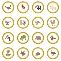 Animal icon circle