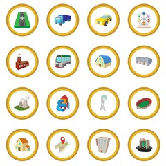 City icon circle