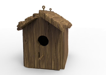  bird house / wooden house