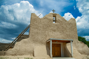 San Lorenzo de Picuris church in New Mexico