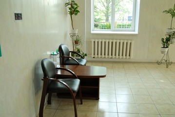 Hall with furniture