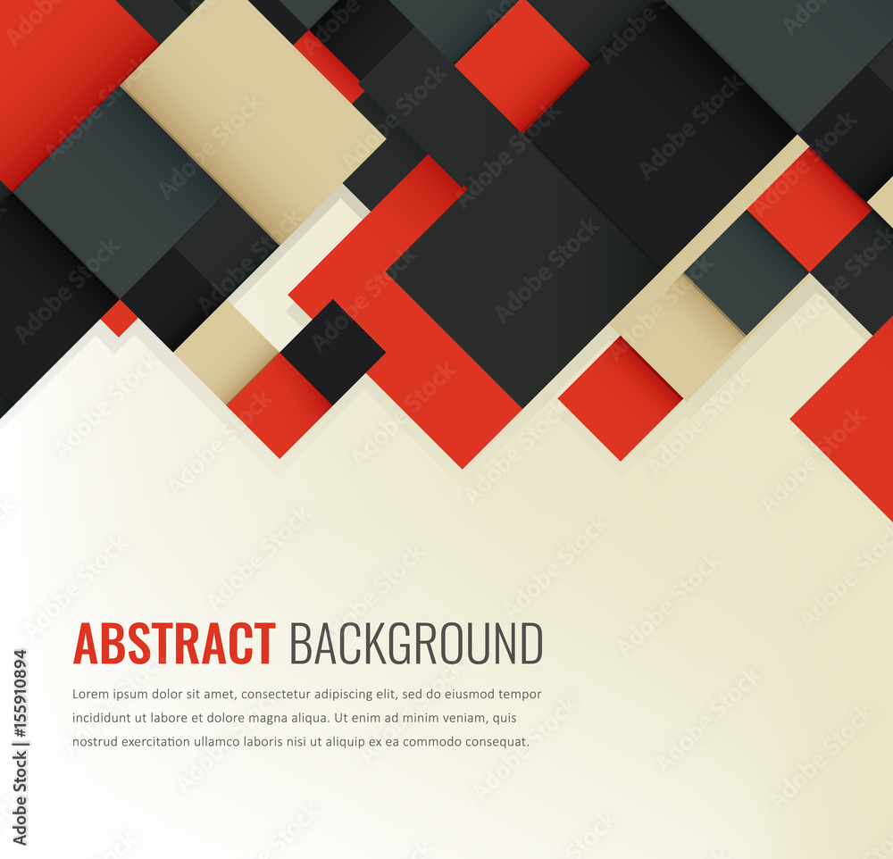 Canvas Prints abstract background with colorful squares. business design template. vector